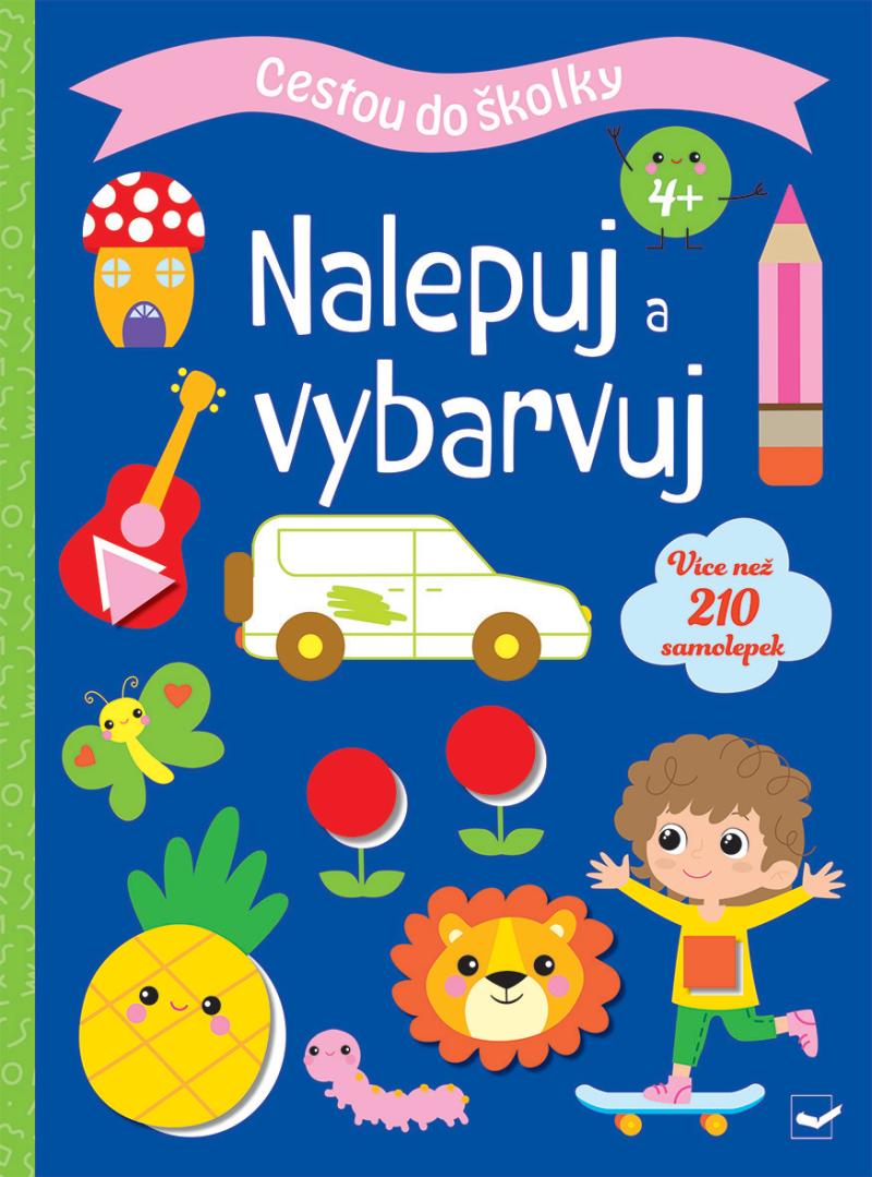 Obrázok Cestou do školky Nalepuj a vybarvuj 4+