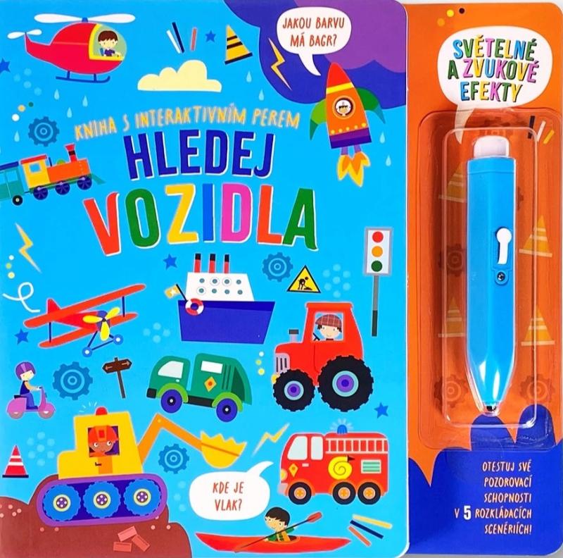 Obrázok Kniha s interaktivním perem Hledej vozidla