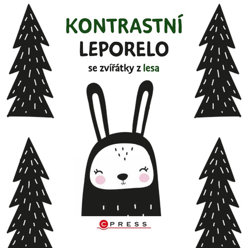 Obrázok Kontrastní leporelo se zvířátky z lesa