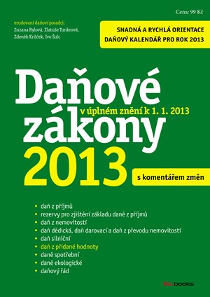 Obrázok Daňové zákony 2013