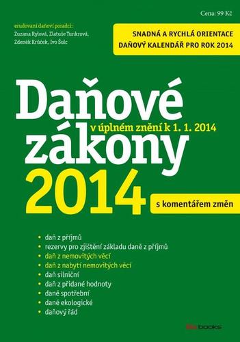 Obrázok Daňové zákony 2014