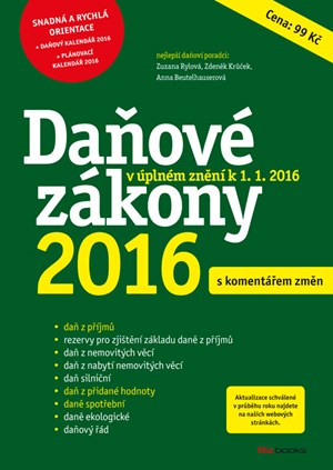 Obrázok Daňové zákony 2016