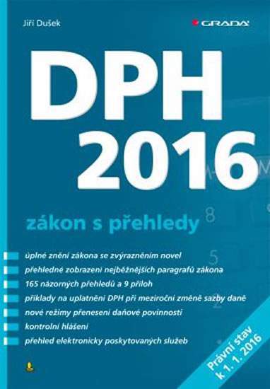 Obrázok DPH 2016 - zákon s přehledy