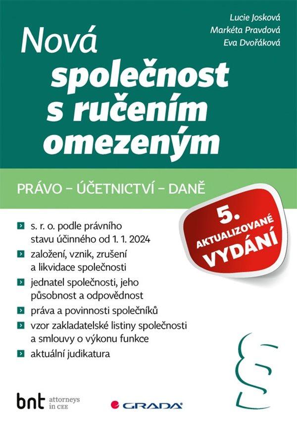 Obrázok Nová společnost s ručením omezeným - právo – účetnictví – daně