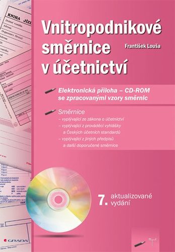 Obrázok Vnitropodnikové směrnice v účetnictví s CD-ROMem