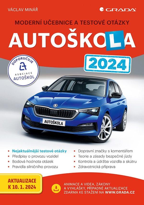 Obrázok Autoškola 2024 - Moderní učebnice a testové otázky