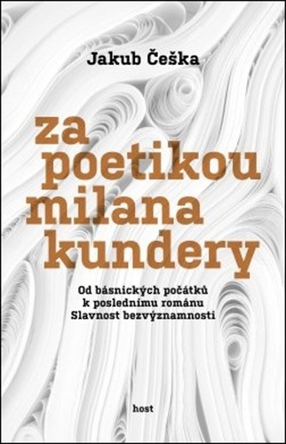 Obrázok Za poetikou Milana Kundery - Od básnických počátků k poslednímu románu Slavnost bezvýznamnosti