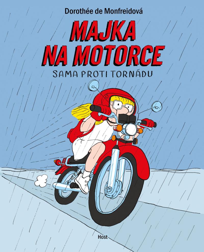 Obrázok Majka na motorce - Sama proti tornádu