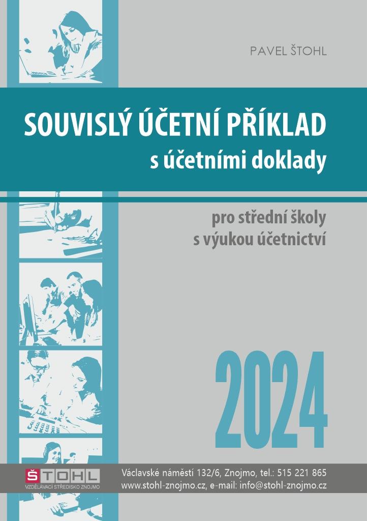 Obrázok Souvislý účetní příklad s účetními doklady 2024