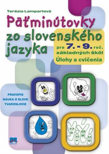 Obrázok Päťminútovky zo slovenského jazyka pre 7. - 9. ročník základných škôl