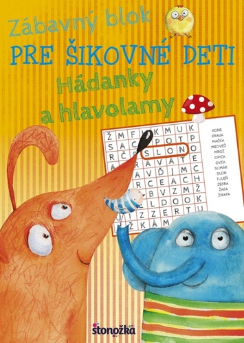 Obrázok Zábavný blok pre šikovné deti - Hádanky a hlavolamy