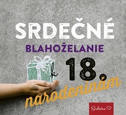 Obrázok Srdečné blahoželanie k 18. narodeninám