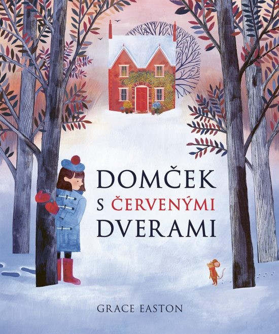 Obrázok Domček s červenými dverami