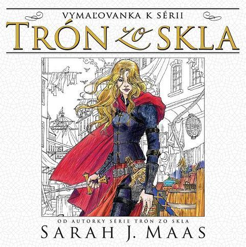 Obrázok Trón zo skla Vymaľovanka k sérii