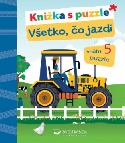 Obrázok Kniha s puzzle Všetko, čo jazdí