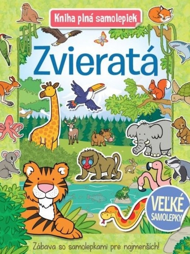 Obrázok Zvieratá - Kniha plná samolepiek