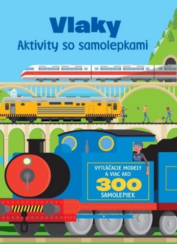 Obrázok Vlaky - aktivity so samolepkami