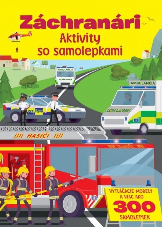 Obrázok Záchranári - aktivity so samolepkami