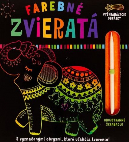 Obrázok Farebné zvieratá - Vyškrabovacie obrázky