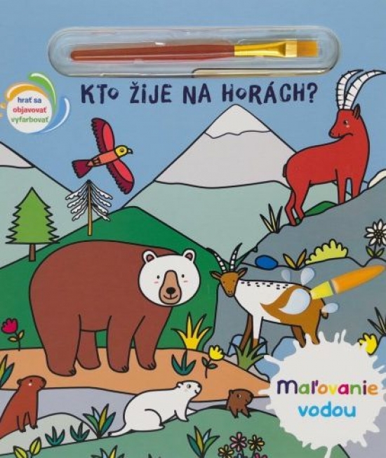 Obrázok Maľovanie vodou - Kto žije na horách?