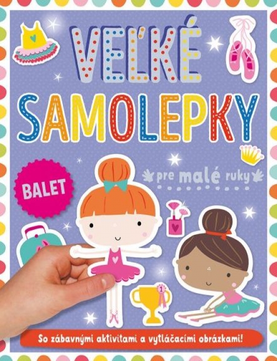 Obrázok Balet - veľké samolepky pre malé ruky