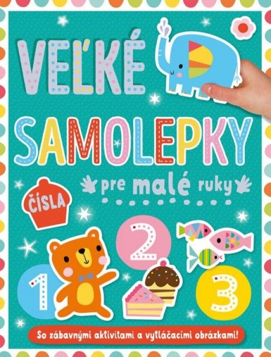 Obrázok Čísla - veľké samolepky pre malé ruky