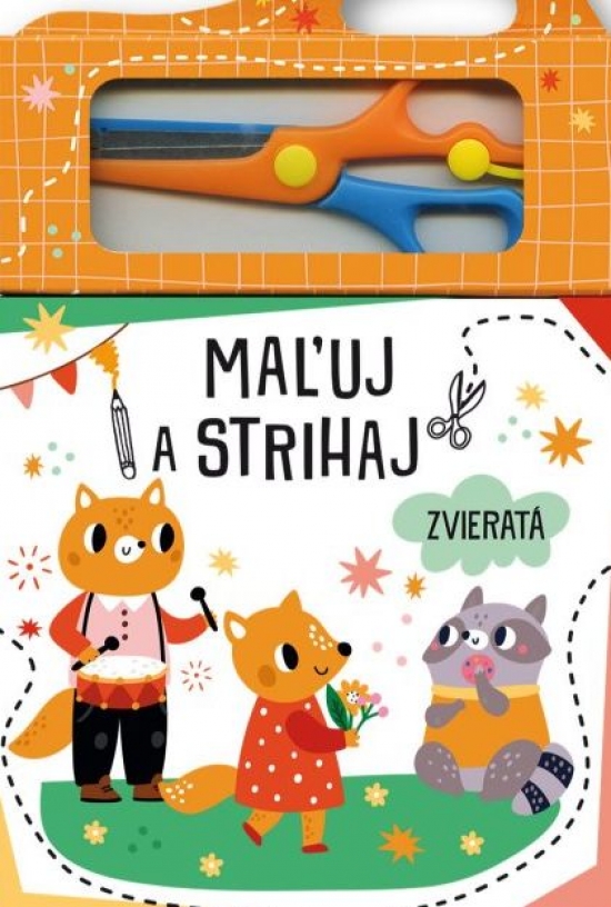 Obrázok Zvieratá - Maľuj a strihaj