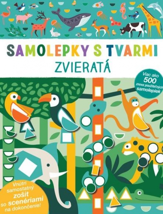Obrázok Zvieratá - Samolepky s tvarmi