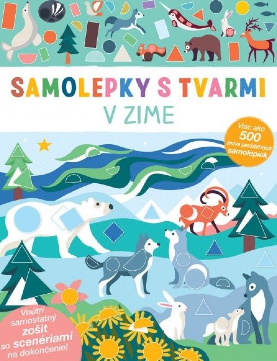 Obrázok V zime - Samolepky s tvarmi