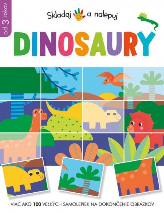 Obrázok Dinosaury - Skladaj a nalepuj