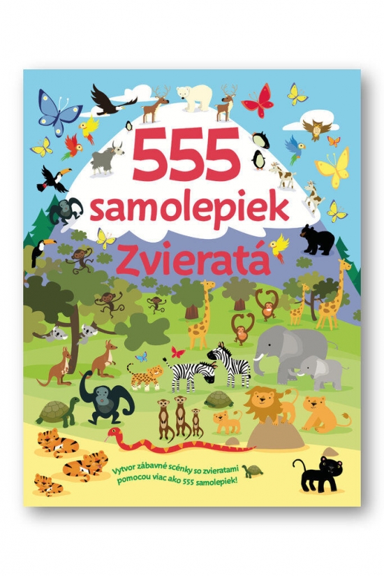 Obrázok 555 samolepiek - Zvieratá