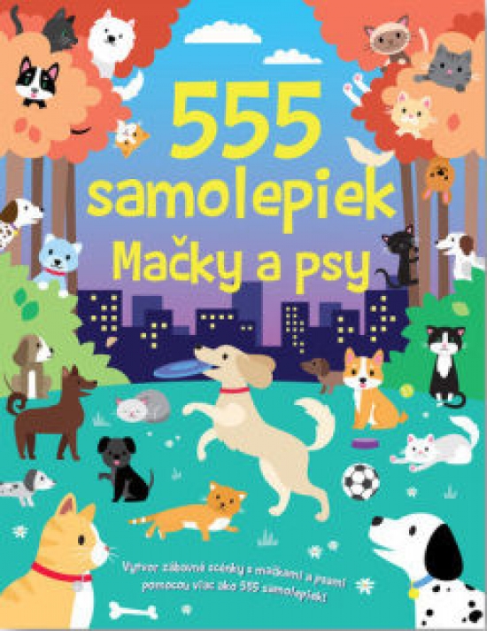 Obrázok 555 samolepiek - Mačky a psy