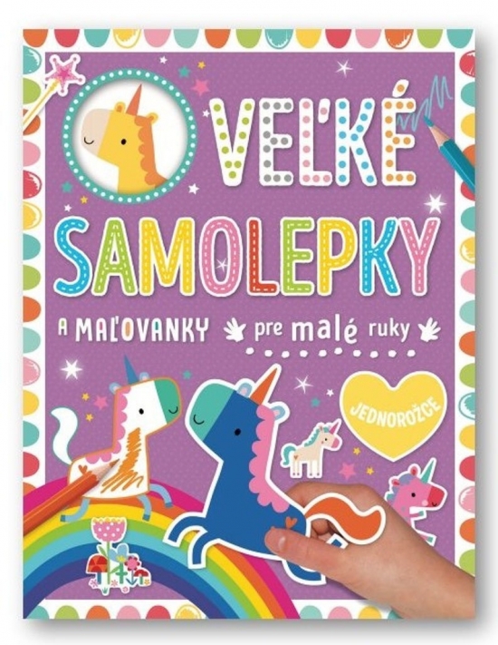 Obrázok Jednorožce - Veľké samolepky pre malé ruky