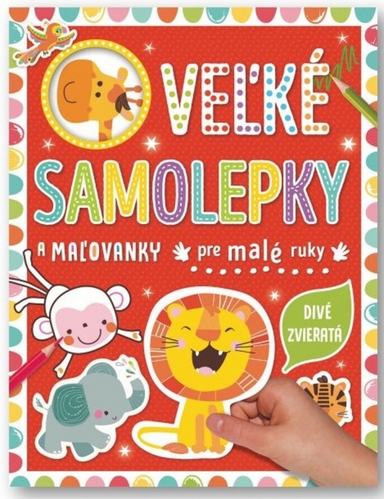 Obrázok Divé zvieratá - Veľké samolepky pre malé ruky