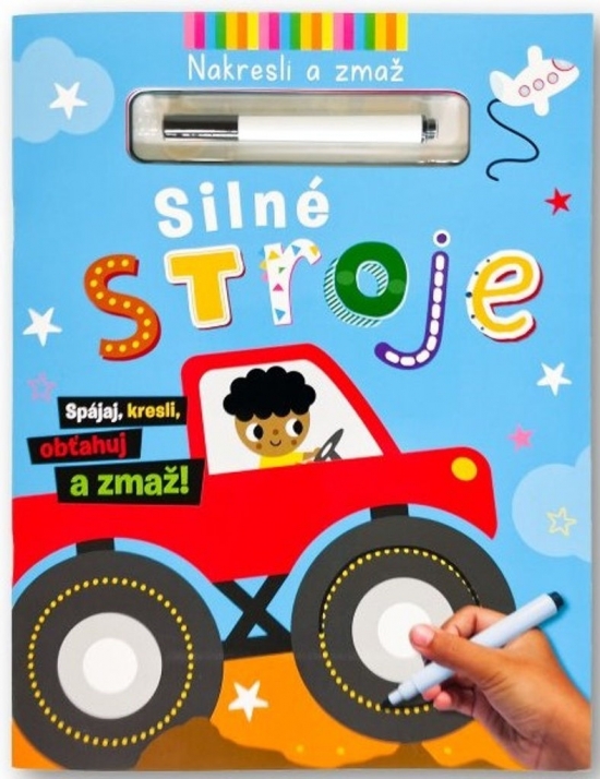 Obrázok Silné stroje - nakresli a zmaž