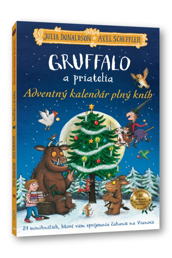 Obrázok Gruffalo a priatelia - Adventný kalendár plný kníh