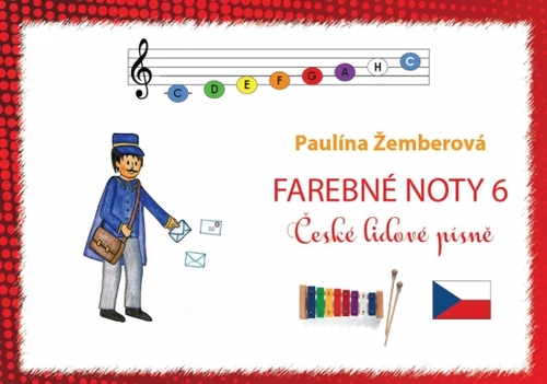 Obrázok Farebné noty 6 - České lidové písně