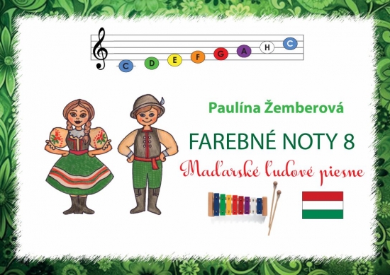 Obrázok Farebné noty 8 - Maďarské ľudové piesne