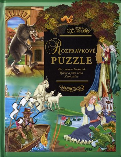 Obrázok Rozprávkové PUZZLE - Vlk a sedem kozliatok, …