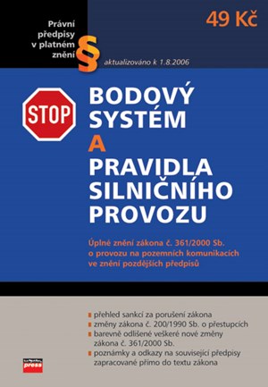 Obrázok Bodový systém a pravidla silničního provozu platná od 1.7.2006