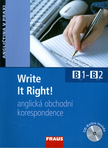 Obrázok Write It Right! anglická obchodní korespondence učebnice+ CD