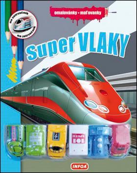 Obrázok Omalovánky / Maľovanky - Super vlaky + 6 hračiek