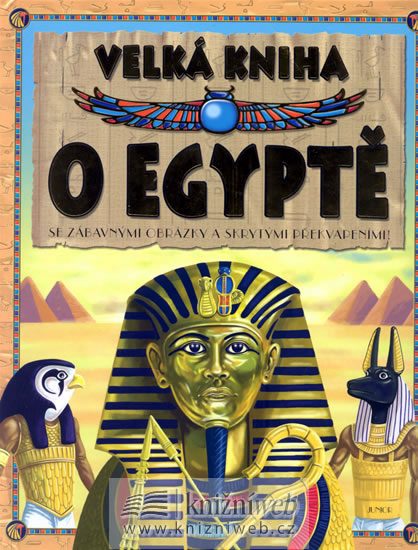 Obrázok Velká kniha o Egyptě - se zábavnými obrázky a skrytými překvapeními!