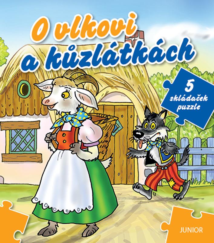 Obrázok O vlkovi a kůzlátkách - 5 skládaček puzzle