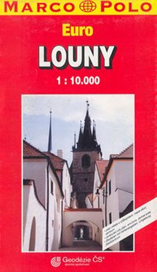 Obrázok Louny/plán s rejstříkem  GCS 1:10T