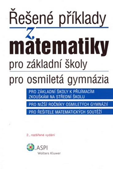 Obrázok Řešené příklady z matematiky pro základní školy, pro osmiletá gymnázia