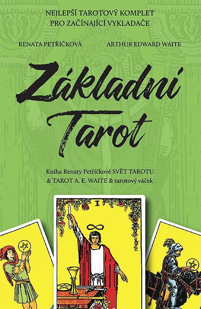 Obrázok Základní Tarot - Kniha Svět tarotu + 78 karet A.E.Waite + váček