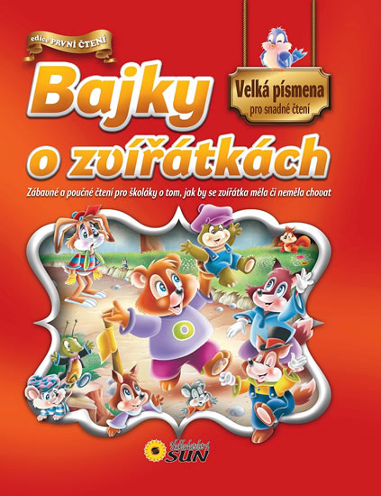 Obrázok Bajky o zvířátkách - Velká písmena pro snadné čtení