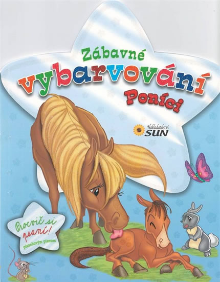 Obrázok Poníci - Zábavné vybarvování (modrá)