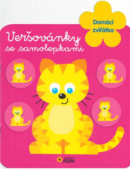 Obrázok Domácí zvířatka - Veršovánky se samolepkami